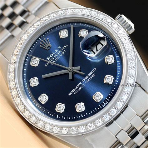 rolex quadrante bianco|Rolex datejust blu.